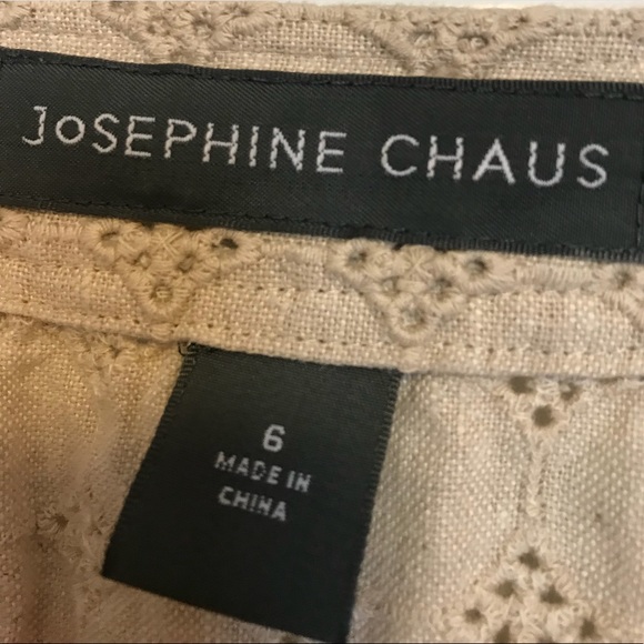 Josephine Chaus three-quarter length Linen jacket - Picture 5 of 6